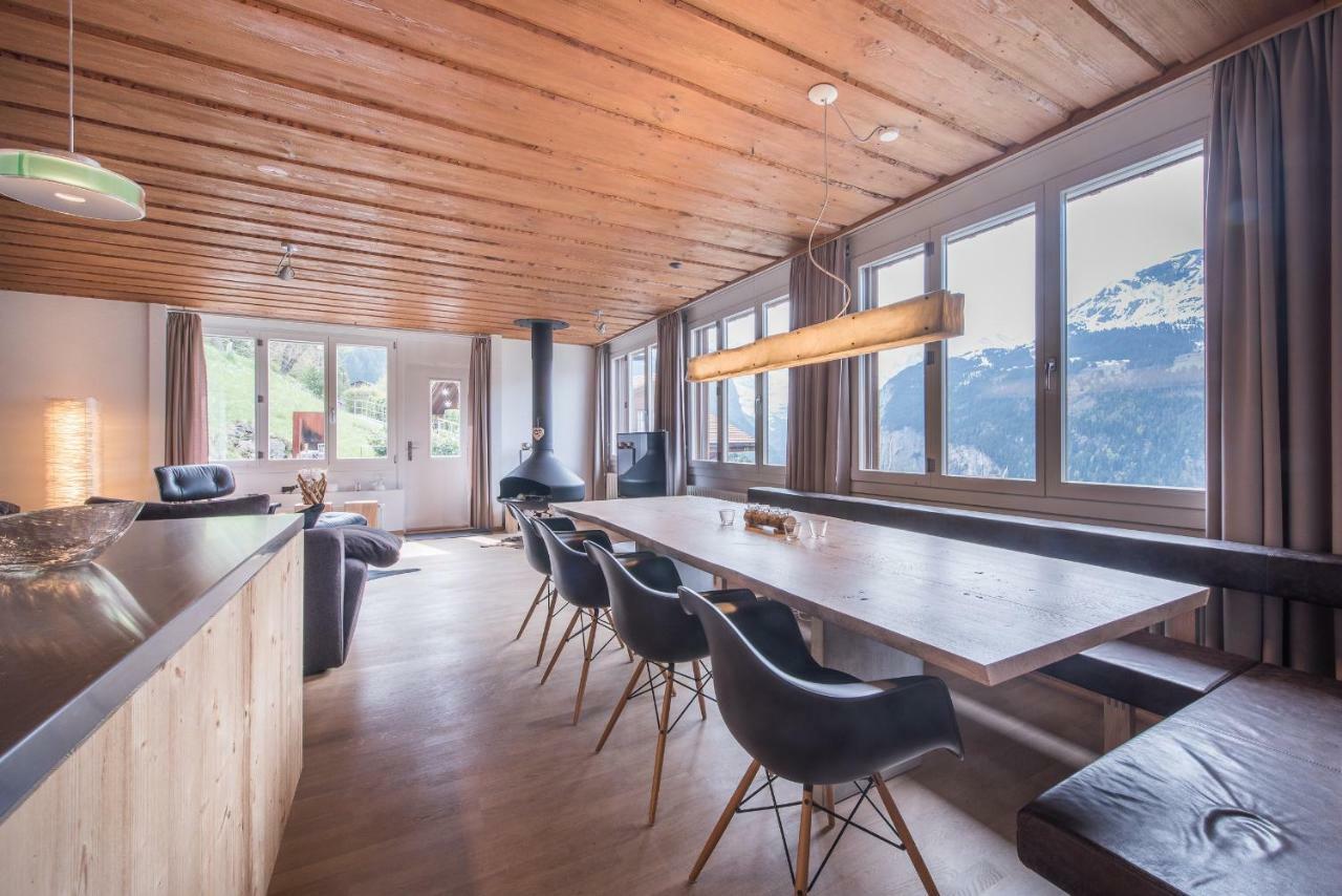 Schweizerheim Residence 11 ヴェンゲン エクステリア 写真